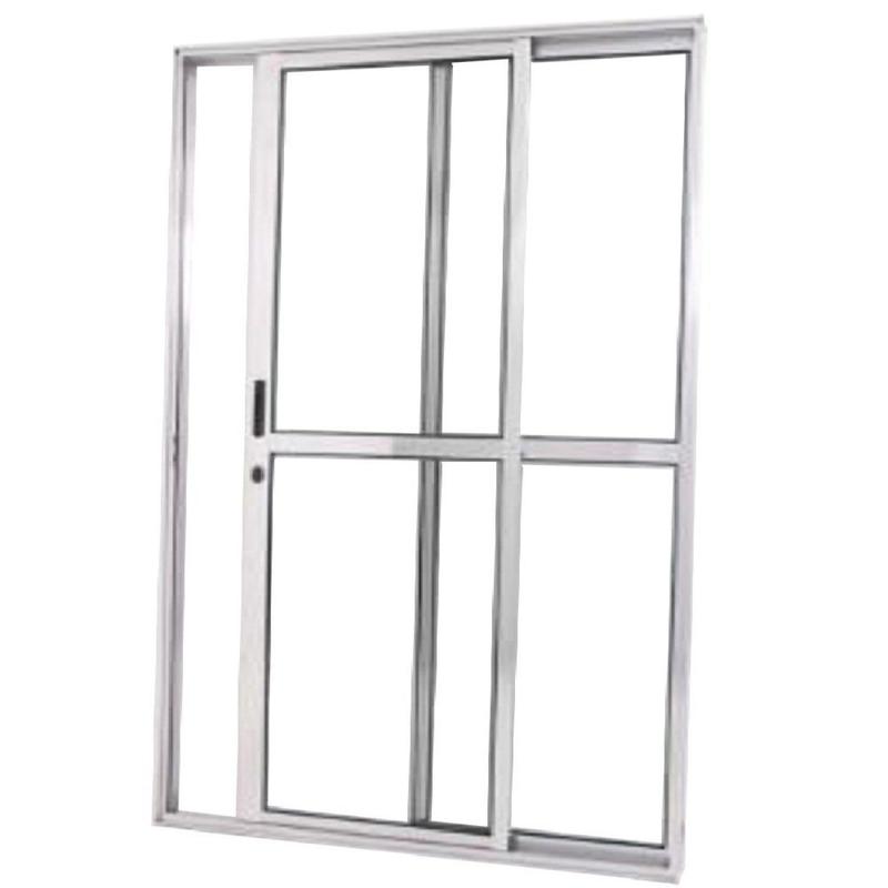 江戸期　錠前　S２５ー２ Porta Sacada de Alumínio 2 Folhas 210 x 120cm com Fechadura Linha